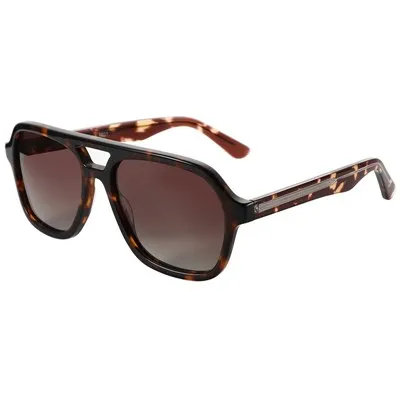 Occhiali da sole in plastica acetato a doppio ponte